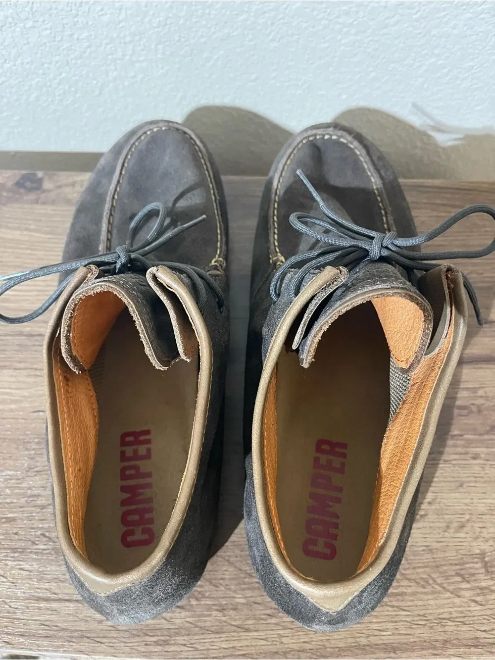 Camper Men's Brown Suede Chukka Boots